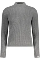 Swetry damskie - PEPE JEANS SWETER DAMSKI SZARY - miniaturka - grafika 1