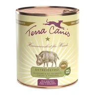 Mokra karma dla psów - Terra Canis Classic Adult 6 x 800 g Dzik z ryżem naturalnym, koprem włoskim i malinami - miniaturka - grafika 1