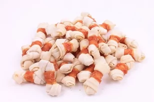 Chico meat Chico Kość wiązana wapienna owinięta kurczakiem 7cm 500g - Przysmaki dla psów - miniaturka - grafika 1