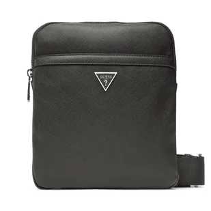 Saszetka Guess Certosa Saffiano Smart HMECSA P3123 Czarny - Torby męskie - miniaturka - grafika 1