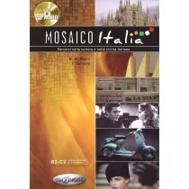 Mosaico Italia książka + płyta CD audio - Marco De Biasio, Pierre Garofalo - Książki do nauki języka włoskiego - miniaturka - grafika 1
