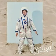 Zabawy w naśladowanie dorosłych - Kostium kombinezon astronauty srebrny 5-7 lat - miniaturka - grafika 1