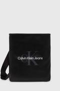 Torby męskie - Calvin Klein Jeans saszetka kolor czarny - miniaturka - grafika 1