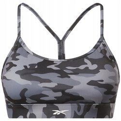 REEBOK - STANIK SPORTOWY - TS LUX SKINNY BRA - CAMO HE8168