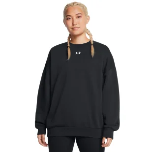 Bluza damska Under Armour Rival Fleece Oversized Crew - Bluzy sportowe damskie - miniaturka - grafika 1