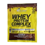 Odżywki białkowe - Olimp Whey Protein Complex 100% - 37 g-Double Chocolate - miniaturka - grafika 1