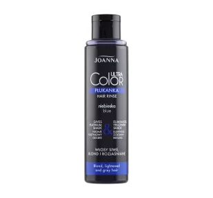 Joanna Ultra Color System niebieska płukanka do włosów siwych blond i rozjaśnionych 150ml - Pozostałe kosmetyki - miniaturka - grafika 1