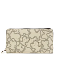 Portfele - Duży Portfel Damski TOUS Kaos Icon 395910208 Beżowy - miniaturka - grafika 1
