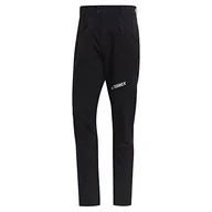 Spodenki męskie - Adidas Męskie spodnie TR MNT SoShel P Pants, czarne, 46 - miniaturka - grafika 1