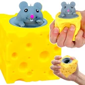 Zabawki zręcznościowe - MOCHI SQUISHY GNIOTEK MYSZKA W SERZE ANTYSTRESOWY MYSZ ZABAWKA ANTYSTRESOWA - miniaturka - grafika 1