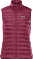 Kurtki i kamizelki sportowe damskie - Jack Wolfskin Jack Wolfskin Pack-Go Down Vest W 1207031-2198 Czerwone S - miniaturka - grafika 1