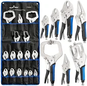 Kombinerki i obcęgi - Szczypce zaciskowe blacharskie MORSA 16el do karoserii FALON-TECH - miniaturka - grafika 1