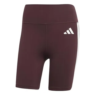 adidas Damskie krótkie legginsy Optime Essentials 3Stripes XS 12,7 cm - Legginsy - miniaturka - grafika 1