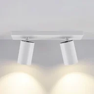 Lampy sufitowe - Deko-Light Reflektor sufitowy CAN TILT, biały, 31 x 9 cm, 2-punktowa, metal GU10 możliwość ściemniania, biały / opal, salon / jadalnia, aluminium - miniaturka - grafika 1