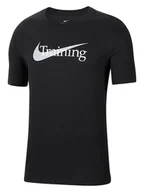 Koszulki sportowe męskie - Nike Koszulka sportowa w kolorze czarnym - miniaturka - grafika 1