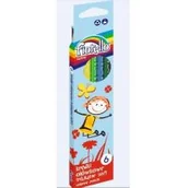 Kredki, ołówki, pastele i pisaki - Kredki FIORELLO SUPER SOFT TRÓJK. 6 KOLORÓW - miniaturka - grafika 1