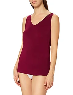 sloggi Ever Cosy Tank Top podkoszulek, czarny, M, dark wine, M - Koszulki i topy damskie - miniaturka - grafika 1