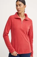 Bluzy damskie - Columbia bluza sportowa Glacial IV damska kolor czerwony gładka - miniaturka - grafika 1