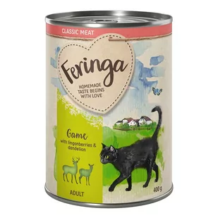 Zestaw Feringa Classic Meat Menu, 12 x 400 g - Dziczyzna - Mokra karma dla kotów - miniaturka - grafika 1