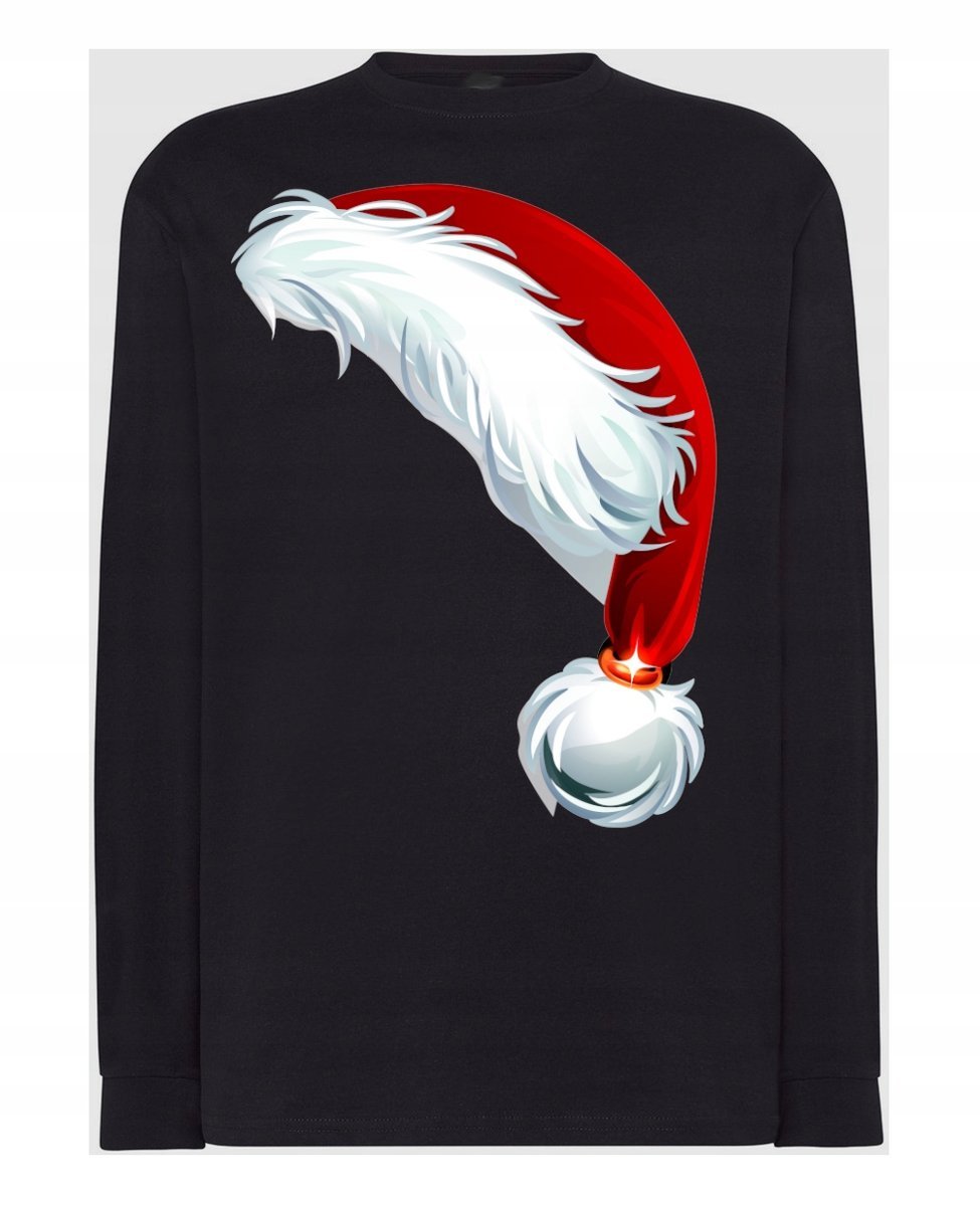 Longsleeve nadruk Czapka Mikołaja R.XXL