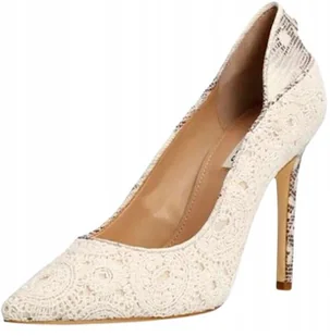 GUESS KORONKOWE CZÓŁENKA Z TKANINY SZPILKA 40 GPB - Czółenka - miniaturka - grafika 1