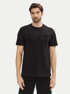 EA7 Emporio Armani T-Shirt 7M000149 AF14772 UC001 Czarny Regular Fit - Koszulki męskie - miniaturka - grafika 1