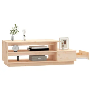 Lumarko Stolik kawowy, 120x50x40,5 cm, lite drewno sosnowe - Ławy i stoliki kawowe - miniaturka - grafika 5