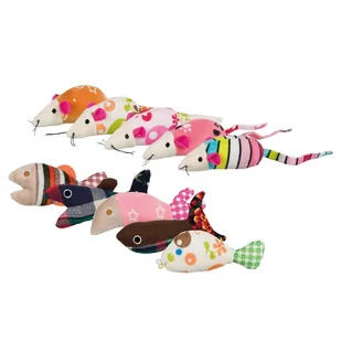 Trixie Myszka/rybka pluszowa 9-12cm KTRI298 - Zabawki dla psów - miniaturka - grafika 1