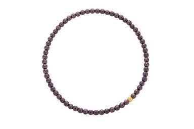 Bransoleta męska z brązowego hematytu