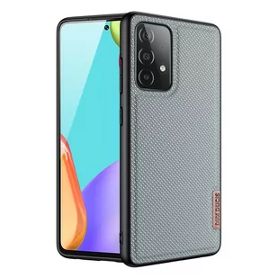 Dux Ducis Fino etui pokrowiec pokryty nylonowym materiałem Samsung Galaxy A32 5G szary - Etui i futerały do telefonów - miniaturka - grafika 1