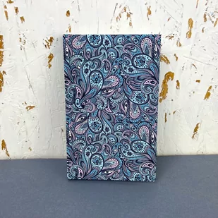 Notes notatnik A5 Soft Touch paisley turkus - Notesy i bloczki - miniaturka - grafika 1