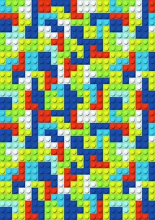 Papier Premium Bambini Bricks - Opakowania i torebki na prezenty - miniaturka - grafika 1