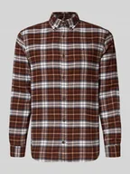 Koszule męskie - Koszula casualowa o kroju regular fit z czystej bawełny - miniaturka - grafika 1