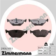 Klocki hamulcowe - Klocki hamulcowe - komplet ZIMMERMANN 21934.970.1 - miniaturka - grafika 1