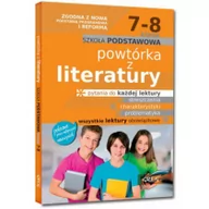 Pomoce naukowe - Greg Powtórka z literatury SP 7-8 w.2017 GREG - miniaturka - grafika 1