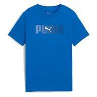 Koszulki męskie - PUMA Chłopięca koszulka Ess Logo Lab Tee B (1 opakowanie) - miniaturka - grafika 1
