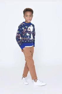 Swetry dla chłopców - Marc Jacobs sweter dziecięcy kolor granatowy lekki - grafika 1