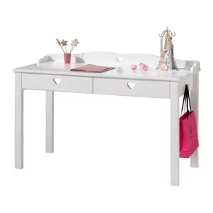 Biały stół Vipack Amori, dł. 60 cm - Biurka dla dzieci - miniaturka - grafika 1