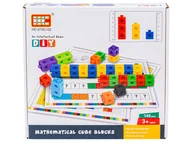 Gry planszowe - Klocki, Układanka + Karty Gra Logiczna, Nauka Liczenia I Matematyki, - miniaturka - grafika 1