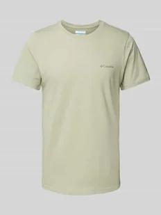 T-shirt z nadrukiem z logo - Koszulki męskie - miniaturka - grafika 1