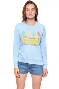 Wrangler, Bluza damska, Sweater Cerulean W6077Ievt, rozmiar S - Bluzy damskie - miniaturka - grafika 1