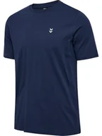 Koszulki męskie - Hummel koszulka męska bawełniana logo haftowane hml Pulse T-shirt r. XL - miniaturka - grafika 1