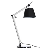 Lampy stojące - Lampka biurkowa Zyta AZ2307+AZ2597 Azzardo wysięgnik regulowany chrom czarny - miniaturka - grafika 1