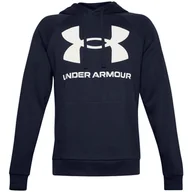 Bluzy sportowe męskie - Męska bluza Under Armour Rival Fleece Big Logo HD (22) Rozmiar: XXL / Kolor: zielony - miniaturka - grafika 1