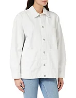 Kurtki damskie - Dr. Denim Damska kurtka robocza Ina, biały, M - miniaturka - grafika 1