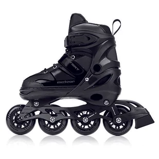Meteor, Rolki dziecięce, Invert Black, rozmiar 38/41 - Rolki - miniaturka - grafika 1