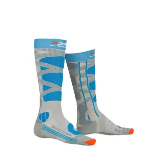 Skarpety termoaktywne - Skarpety narciarskie damskie X-Socks Ski Control 4.0 niebieskie - grafika 1