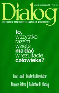 Dialog 11-12/2024 - praca zbiorowa - Czasopisma - miniaturka - grafika 1