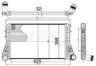 Silnik - akcesoria - Chłodnica powietrza doładowującego Mahle CI 517 000S - miniaturka - grafika 1
