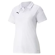 Koszulki męskie - Puma Koszulka damska Teamliga Sideline Polo W White Black L 657408 - miniaturka - grafika 1